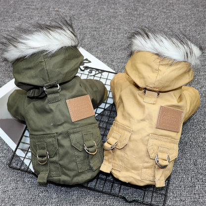 Rudy Luxe Hooded Pet Coat