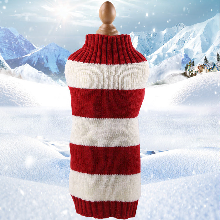 Rudy’s Luxe Cashmere Rope‑Knit Dog Sweater