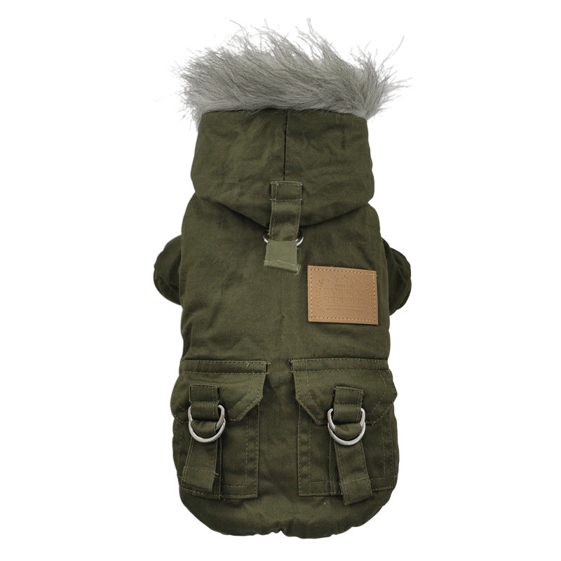 Rudy Luxe Hooded Pet Coat