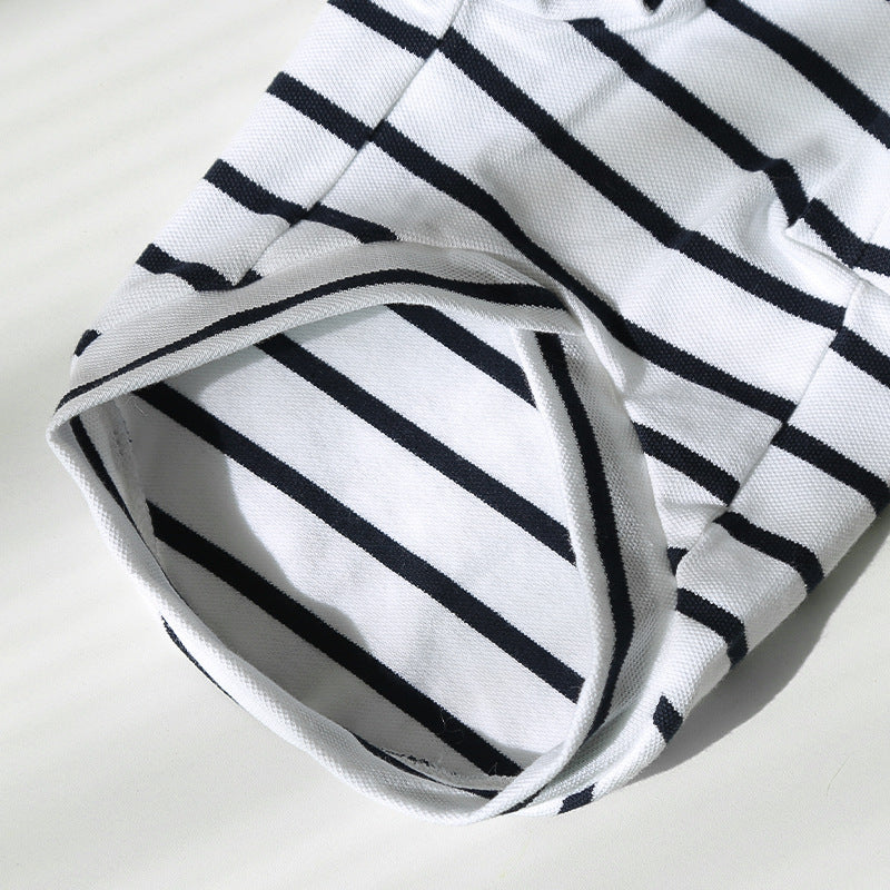 Rudy’s Cozy Striped Pet Hoodie – Soft Dog & Cat Pullover Sweatshirt