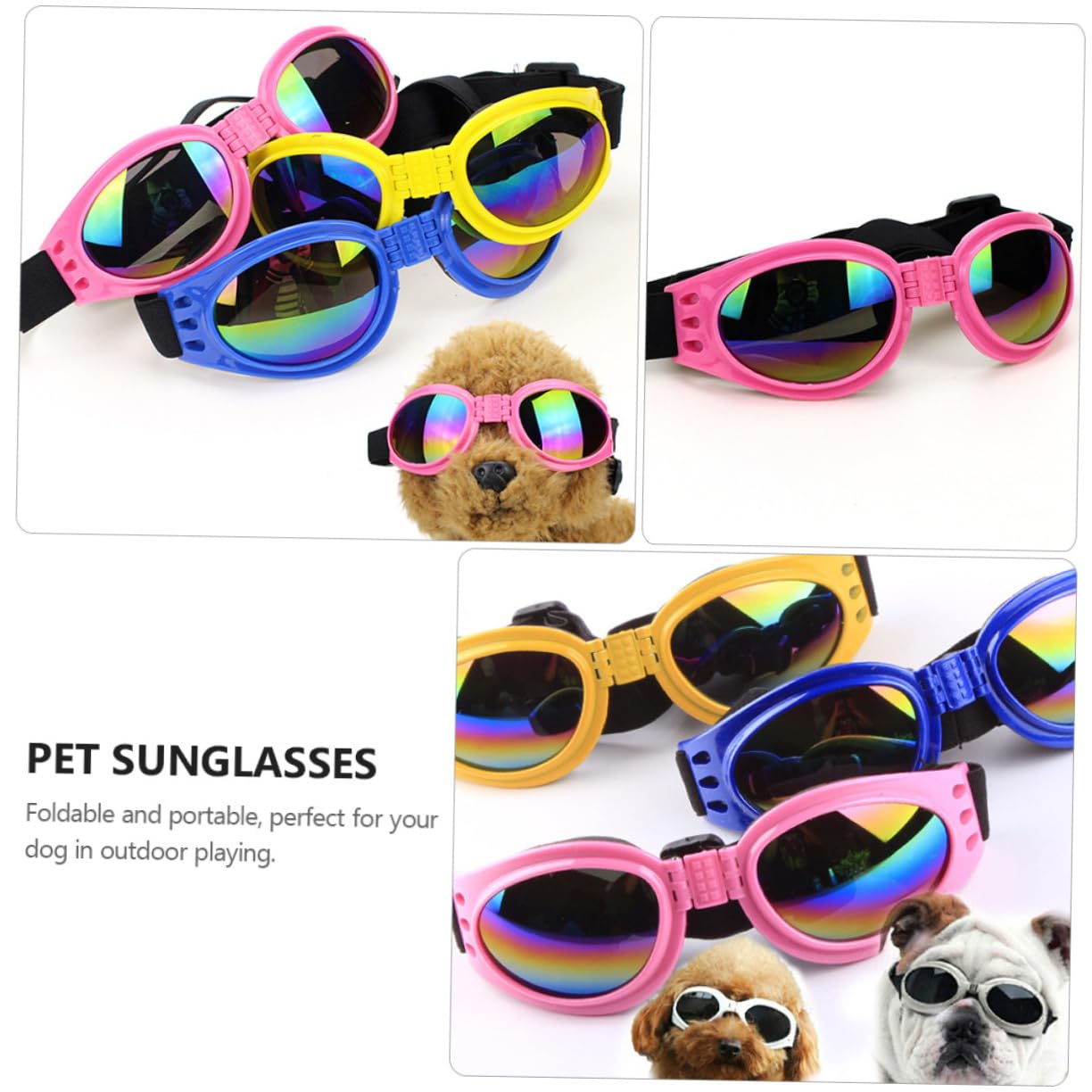Foldable Pet Outdoor Goggles