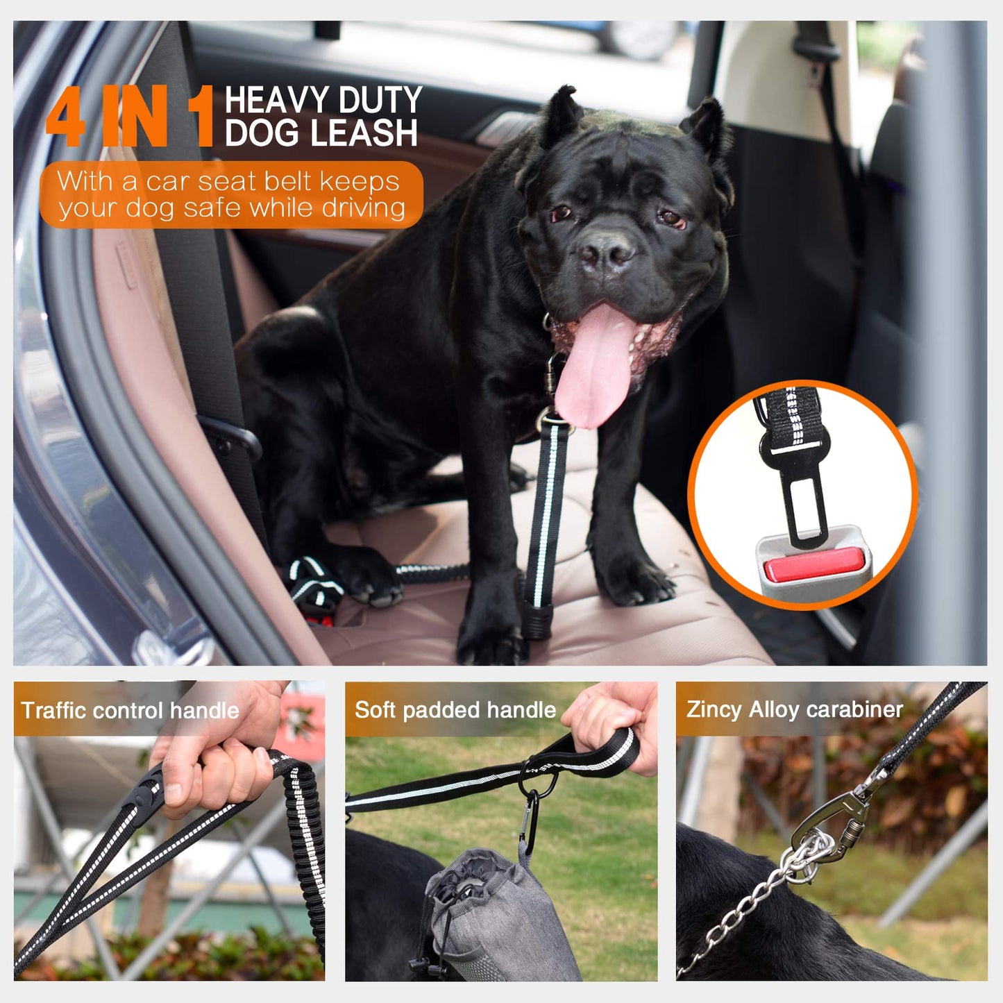 Reflective Night Safety Dog Leash