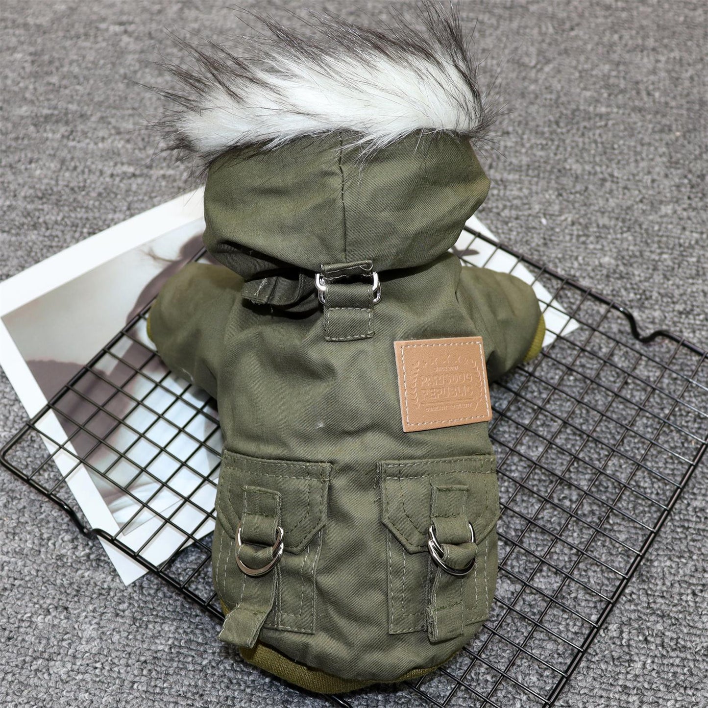 Rudy Luxe Hooded Pet Coat
