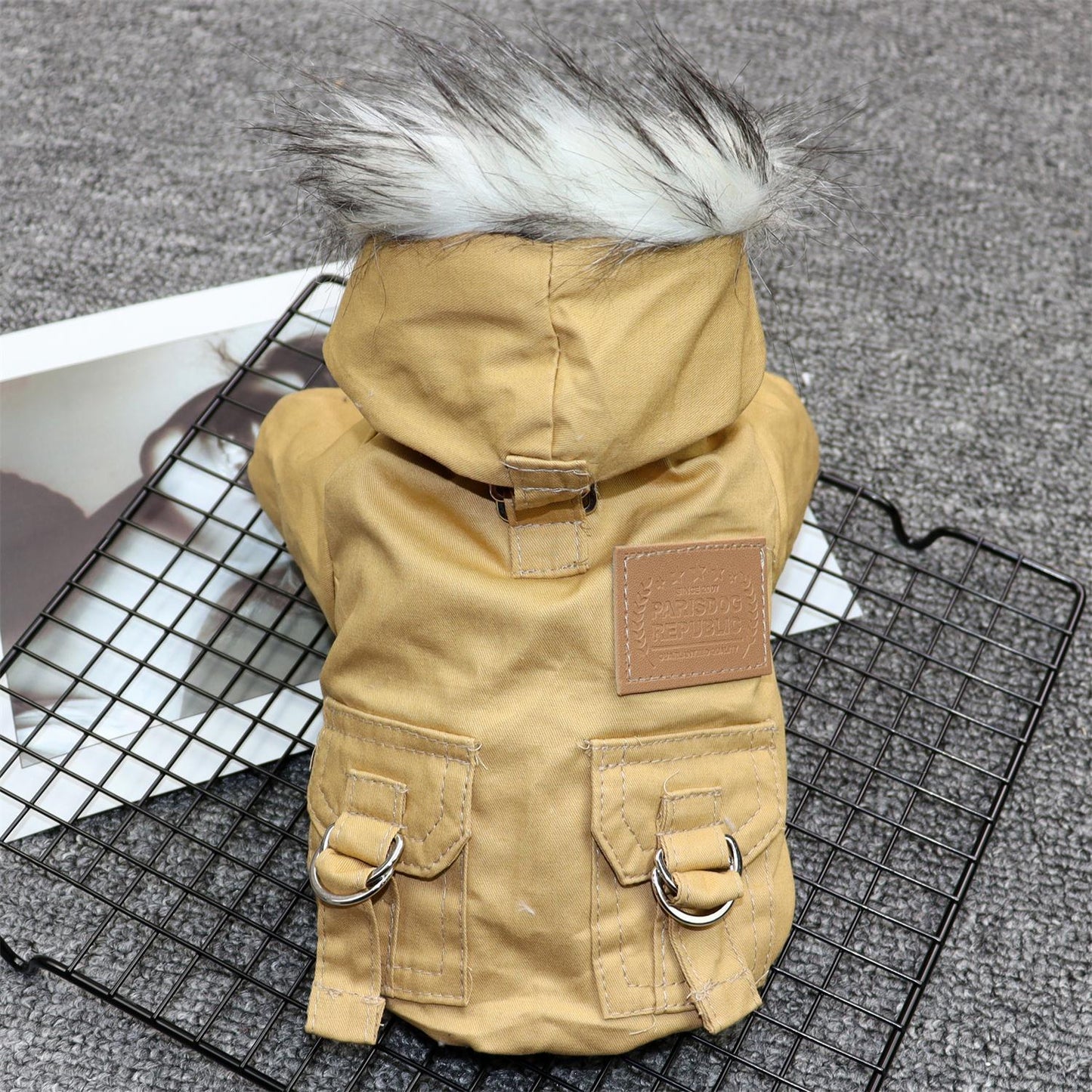 Rudy Luxe Hooded Pet Coat